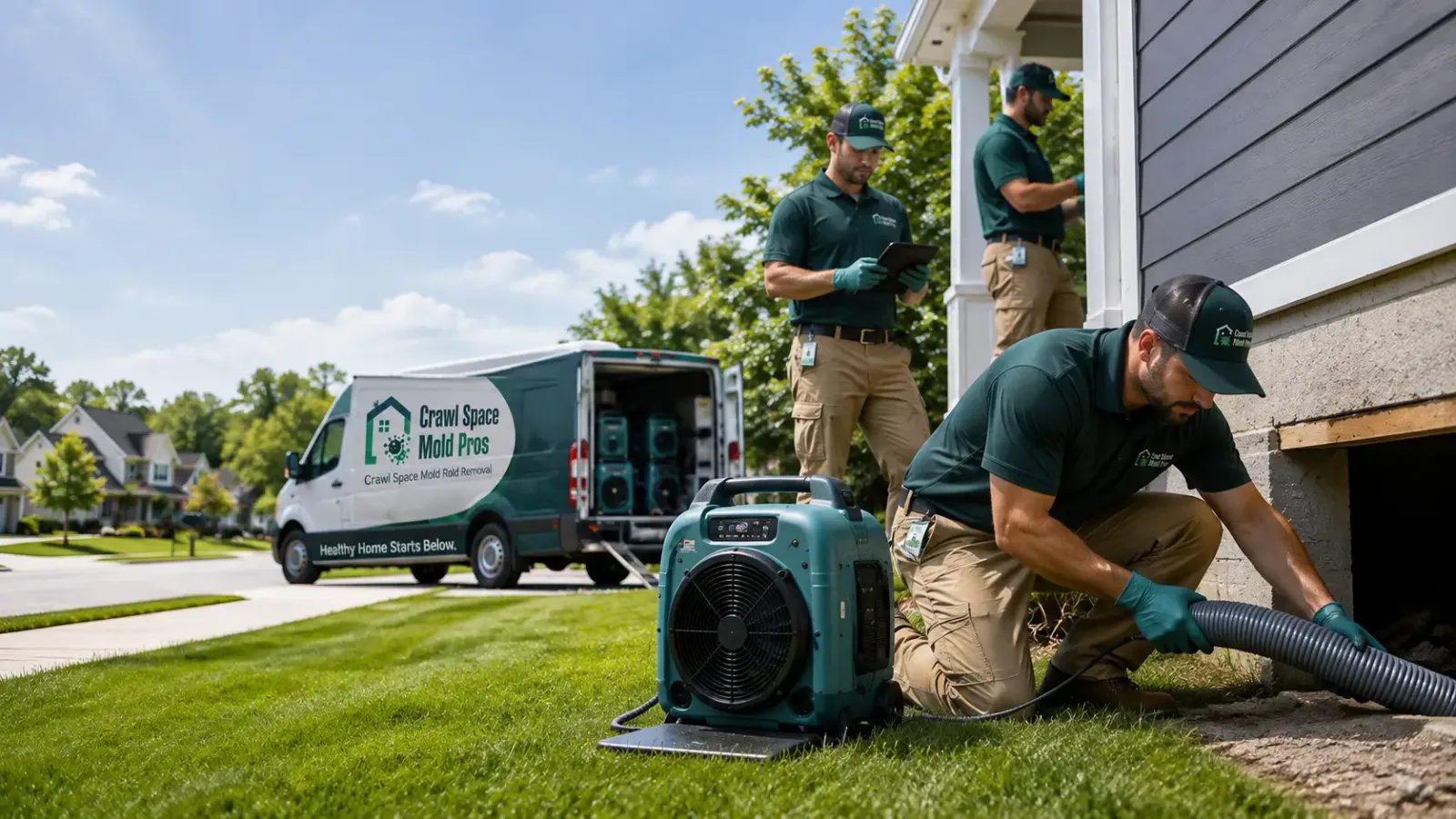 Crawl Space Mold Removal in Fayetteville, TX